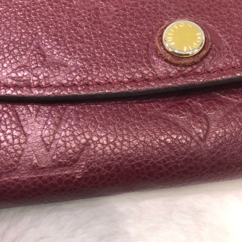 LV Monogram 葡萄紅 Empreinte Emilie 長夾XB723-27