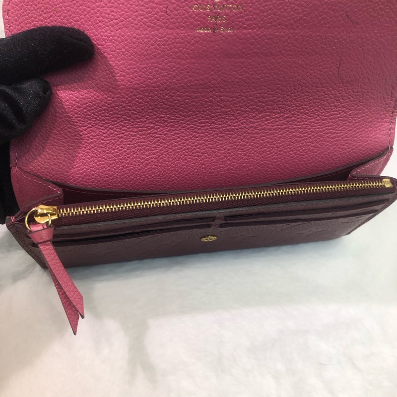 LV Monogram 葡萄紅 Empreinte Emilie 長夾XB723-46
