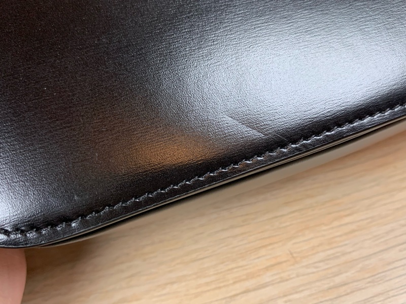 Celine Triomphe凱旋門 黑金 小號 斜背包 肩背包-14