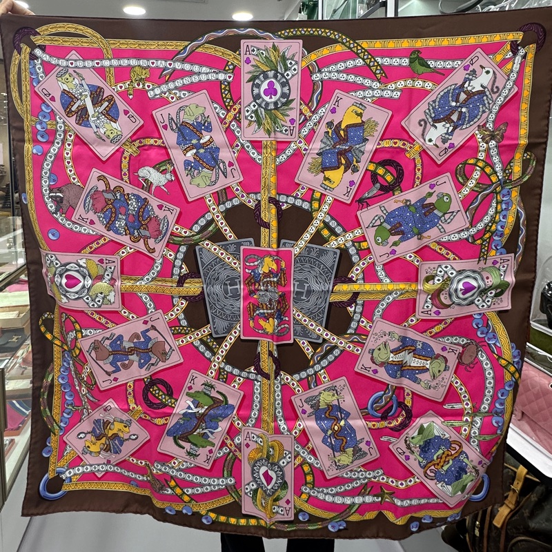 Hermes 愛馬仕 絲巾90*90-0