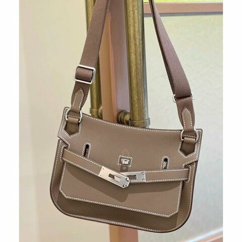 🌟Hermes mini Jypsiere 吉普賽/ 大象灰銀扣/全新閒置美品