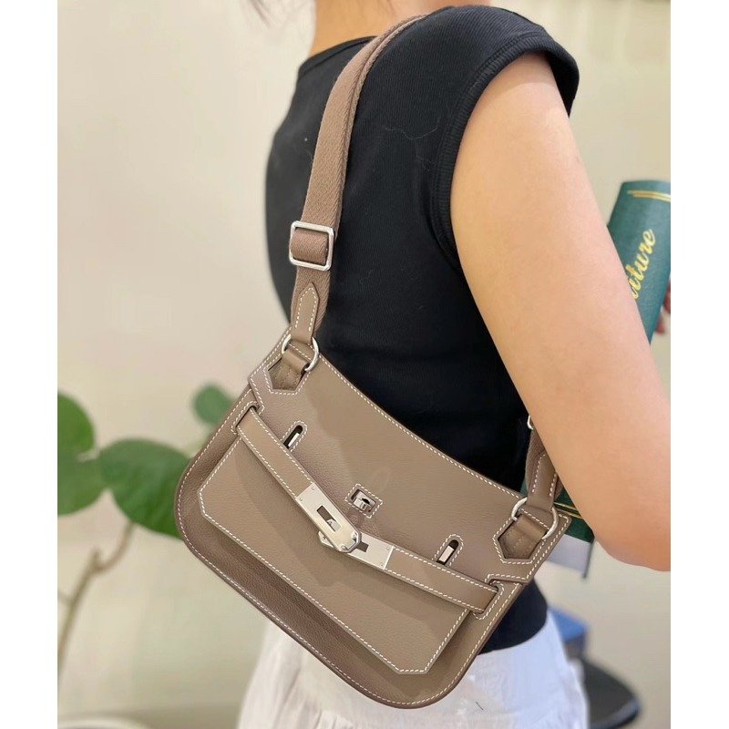 🌟Hermes mini Jypsiere 吉普賽/ 大象灰銀扣/全新閒置美品-1