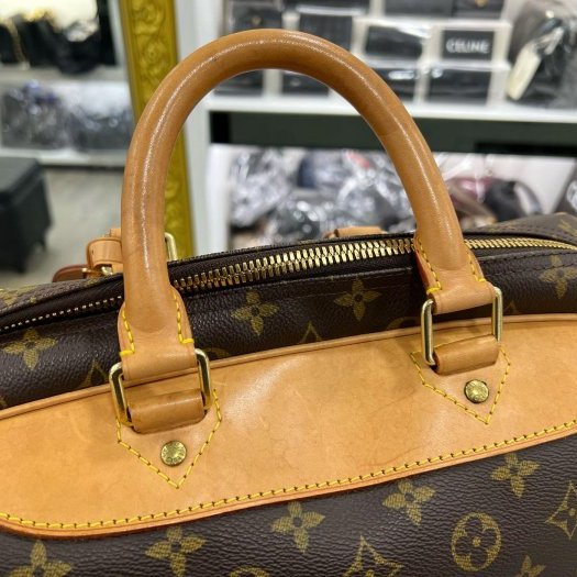 東區正精品㊣ LV M41443 原花字紋手提包旅行袋行李袋 RZ6134-6