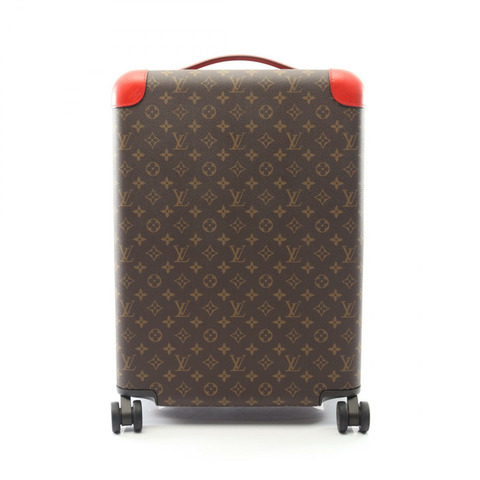 路易威登 Horizon 55 旅行手提包 M20200 Monogram 皮革 棕色/紅色 二手