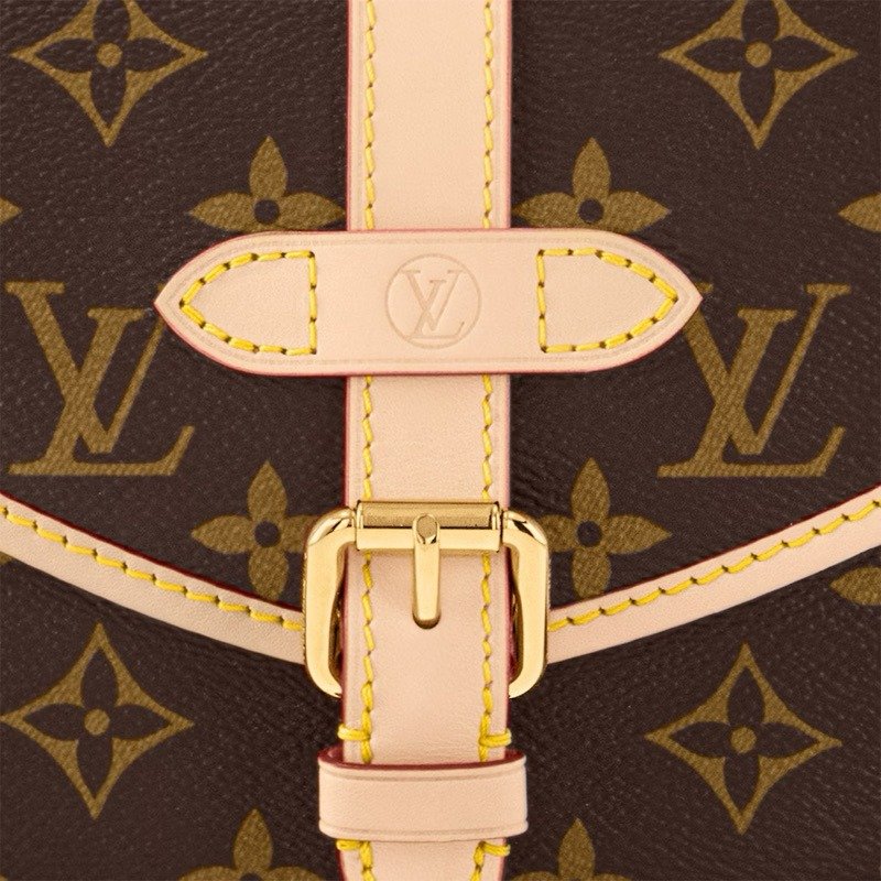 🇫🇷Louis Vuitton 路易威登 LV Saumur BB 分Monogram 老花 斜背/手提 經典老花 馬鞍包 全新大全配-4