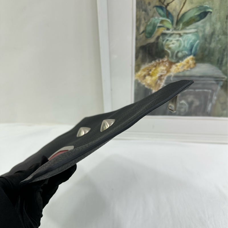 Fendi芬迪 怪獸系列牛皮信封手包-3