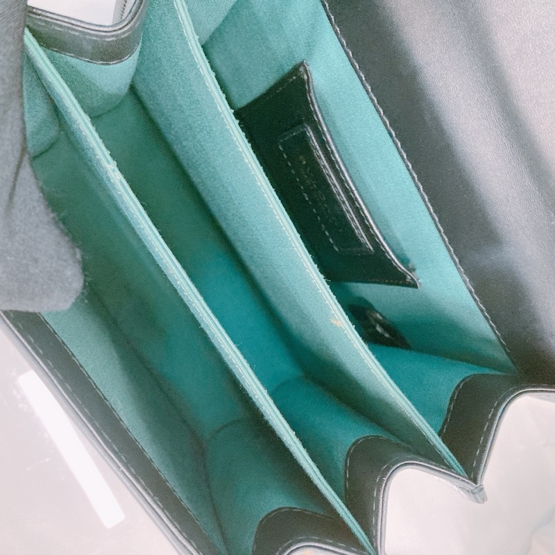 MS0469 BVLGARI 寶格麗蛇頭標誌翻蓋式鍊帶包包SERPENTI FOREVER TOP HANDLE CALFSKIN-14