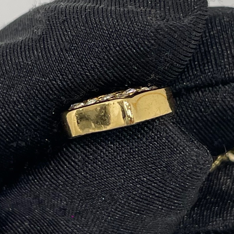 Dior 中古黑金淚滴水鑽項鏈 XA393-12