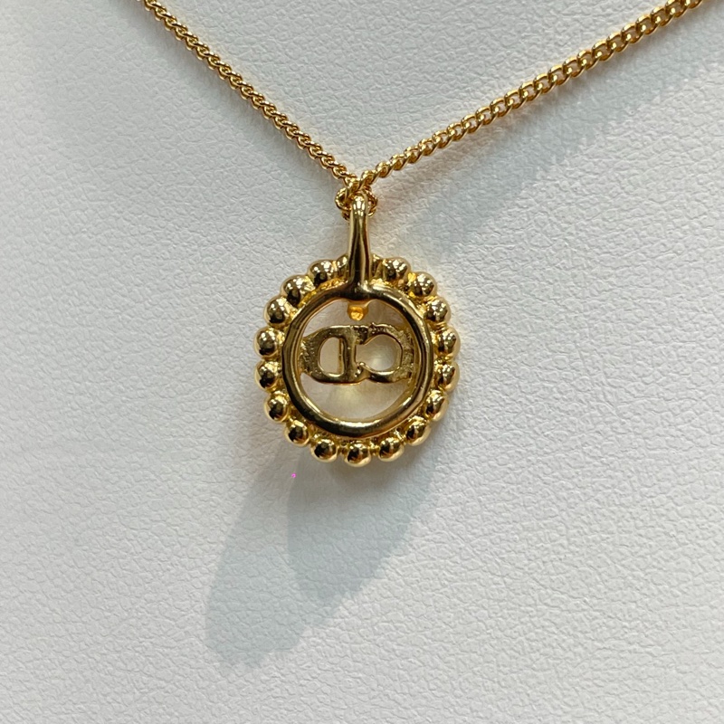Dior 中古太陽花CD logo項鏈 X741-2
