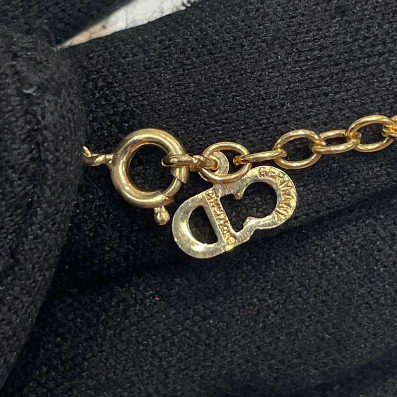 Dior 中古太陽花CD logo項鏈 X741-8