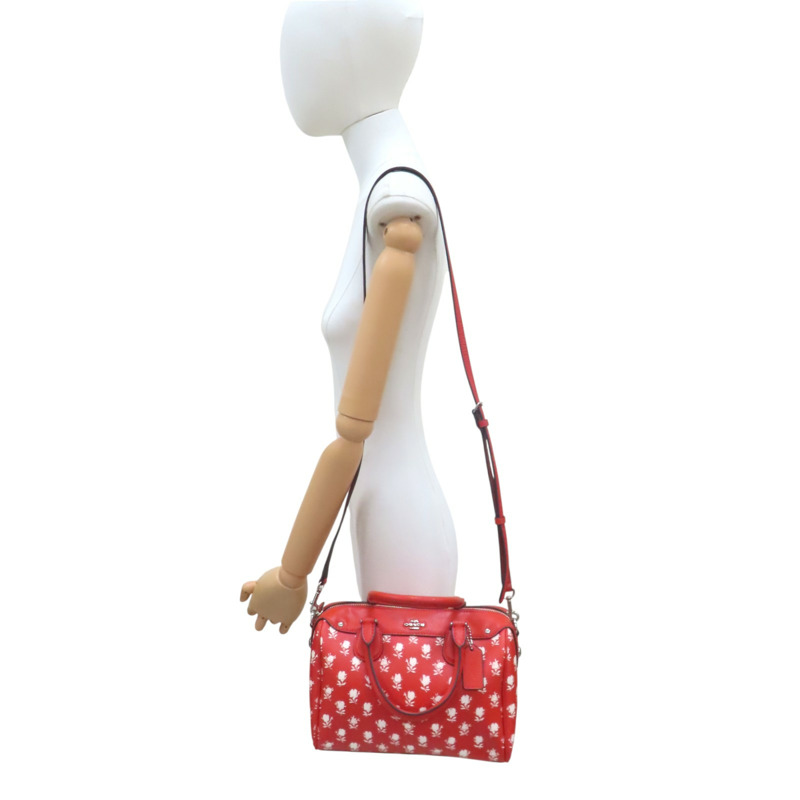 紅色 印花 Mini Bennett 兩用包【COACH 蔻馳】 F38160-5