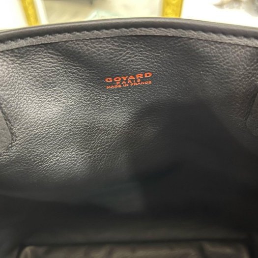 東區正精品㊣GOYARD Anjou Mini Tote 黑色皮革雙面手提袋托特包 RZ6138-2