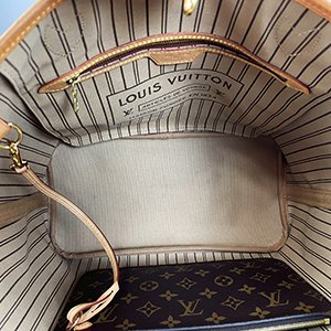 *奢華大道國際精品＊【L3371】LV原花 NEVERFULL 肩背包 (MM) M46987-5