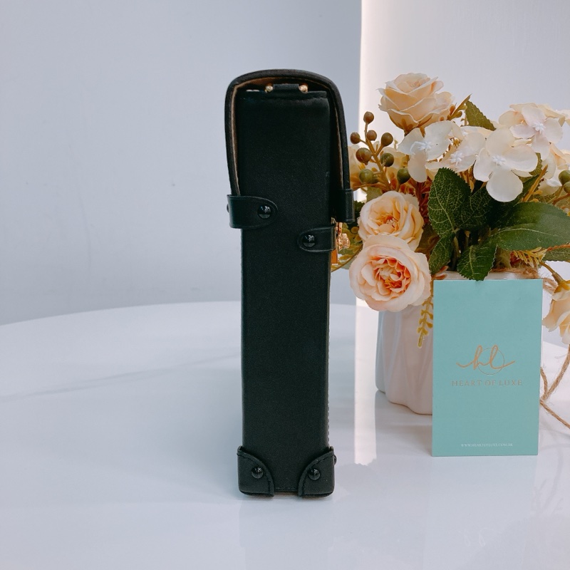 MS0470 LOUIS VUITTON 路易威登樹皮紋硬盒子電話鍊帶包包VERTICAL TRUNK POCHETTE EPI CALFSKIN-3