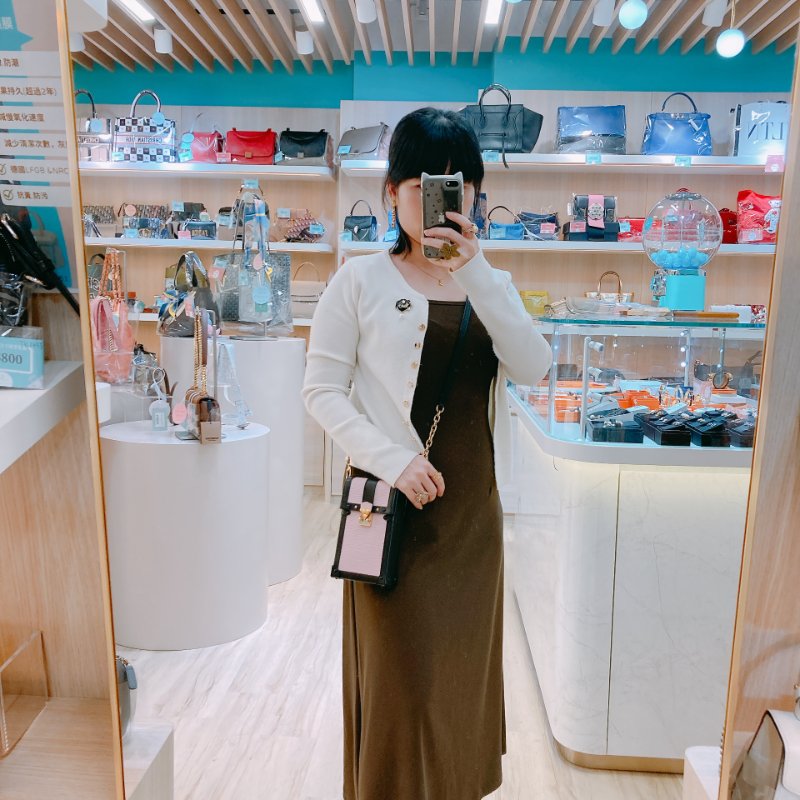 MS0470 LOUIS VUITTON 路易威登樹皮紋硬盒子電話鍊帶包包VERTICAL TRUNK POCHETTE EPI CALFSKIN-20