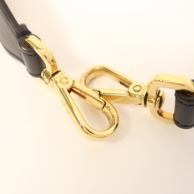 FENDI 牛皮皮革Shoulder Strap金扣肩背帶-5