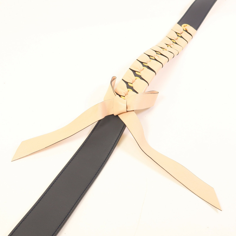 FENDI 牛皮皮革Shoulder Strap金扣肩背帶-7