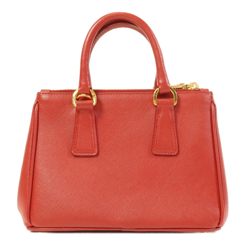 PRADA Saffiano皮革2 Way Shoulder金扣手挽肩背兩用袋-1