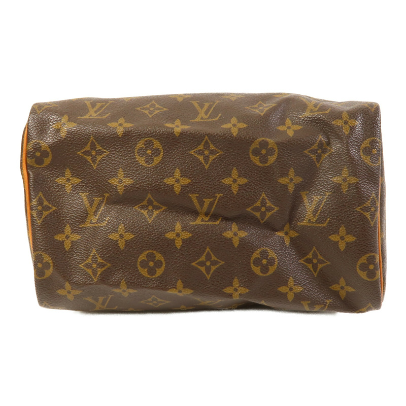 LOUIS VUITTON Monogram Speedy 25金扣手挽袋-3