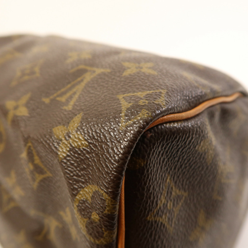 LOUIS VUITTON Monogram Speedy 25金扣手挽袋-6