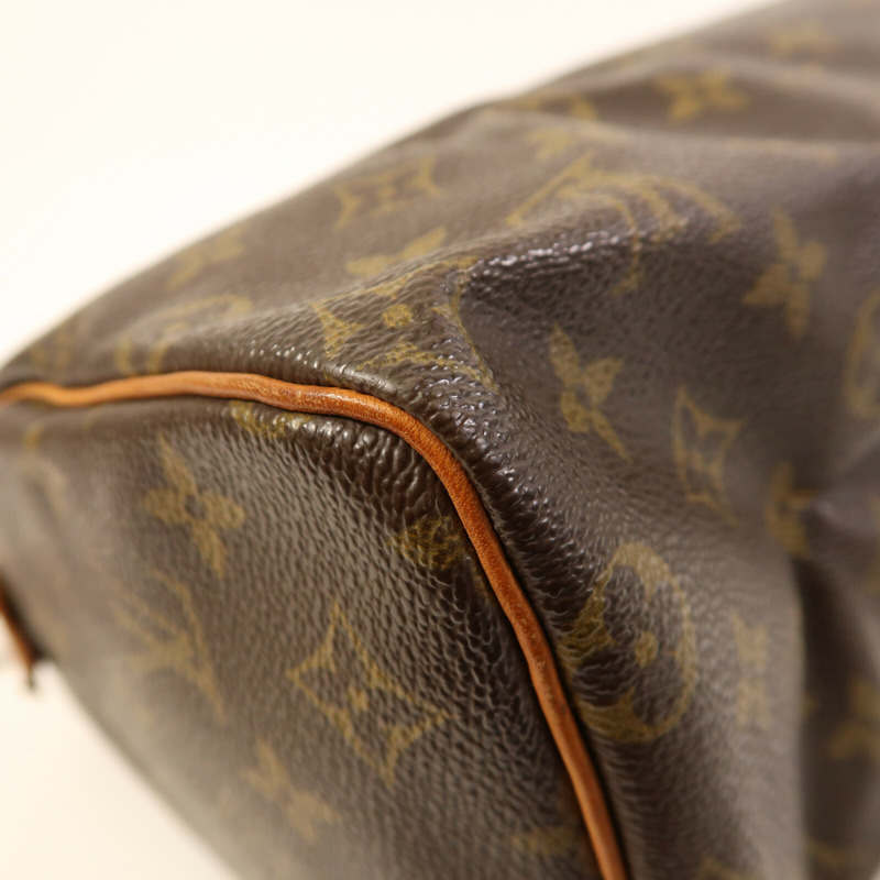 LOUIS VUITTON Monogram Speedy 25金扣手挽袋-7