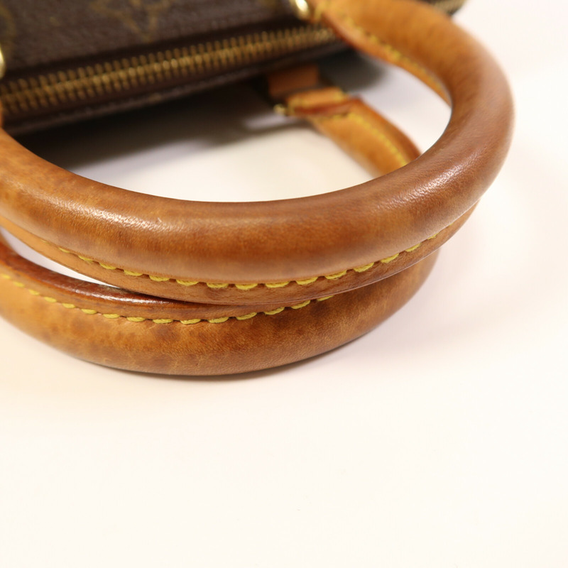 LOUIS VUITTON Monogram Speedy 25金扣手挽袋-9