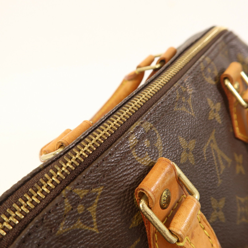 LOUIS VUITTON Monogram Speedy 25金扣手挽袋-11