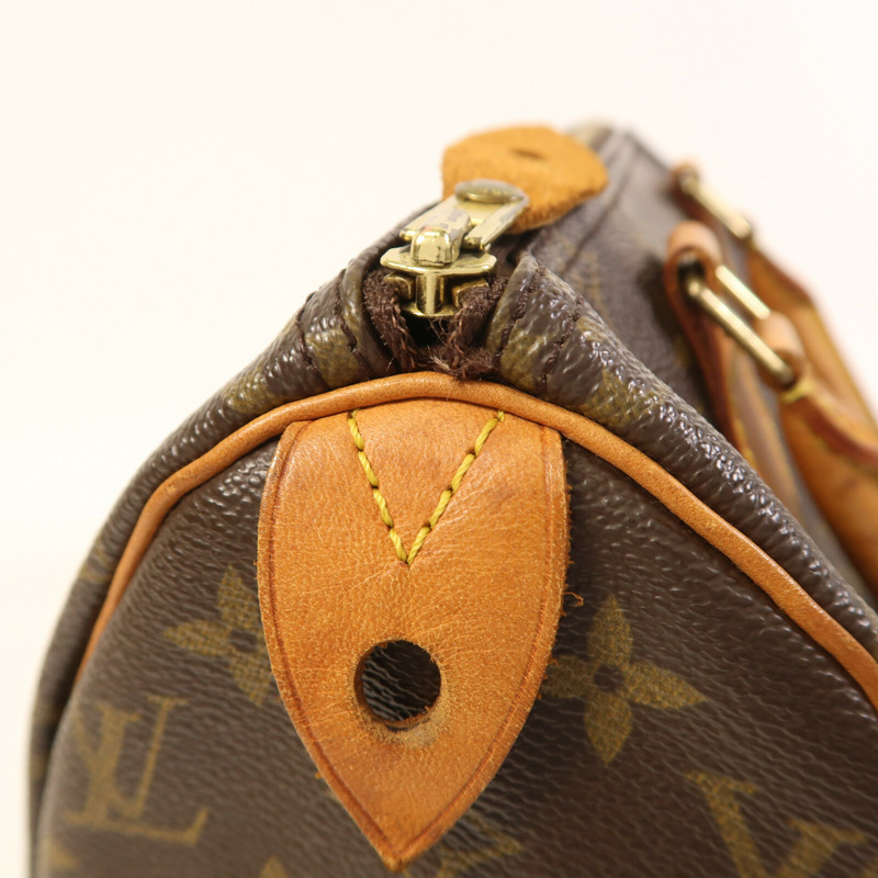 LOUIS VUITTON Monogram Speedy 25金扣手挽袋-13