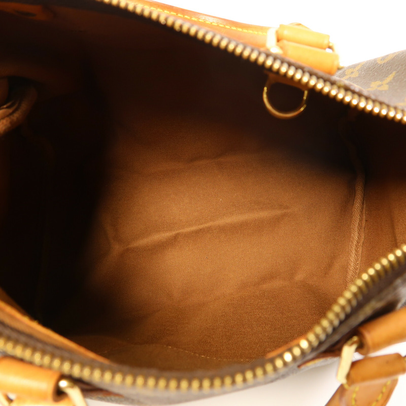 LOUIS VUITTON Monogram Speedy 25金扣手挽袋-14