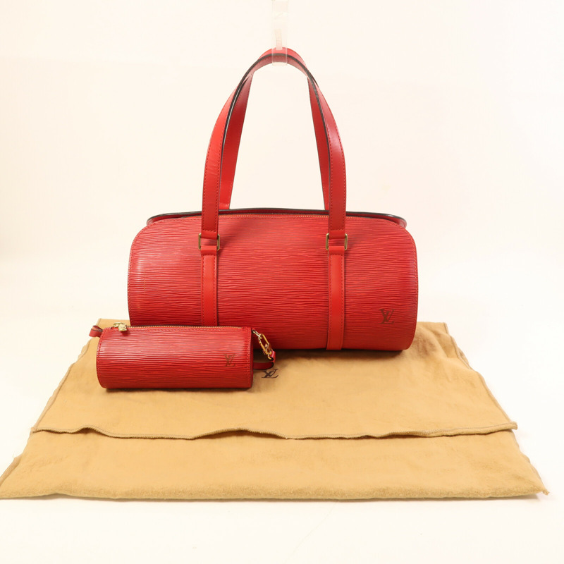 LOUIS VUITTON Epi Soufflot金扣肩背袋-20