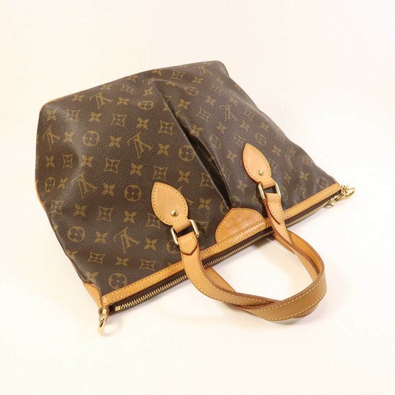 LOUIS VUITTON Monogram Palermo PM金扣手挽肩背兩用袋棕色-8