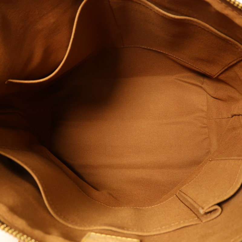 LOUIS VUITTON Monogram Palermo PM金扣手挽肩背兩用袋棕色-14