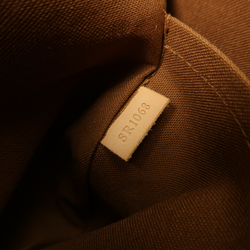 LOUIS VUITTON Monogram Palermo PM金扣手挽肩背兩用袋棕色-16