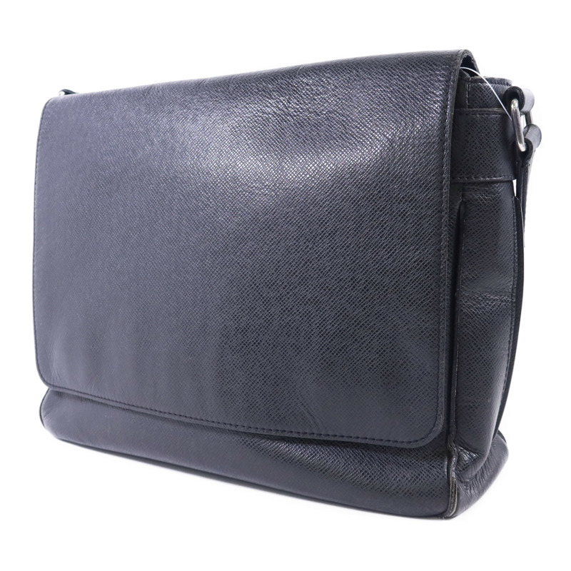 LOUIS VUITTON Taiga Roman MM銀扣肩背袋-2