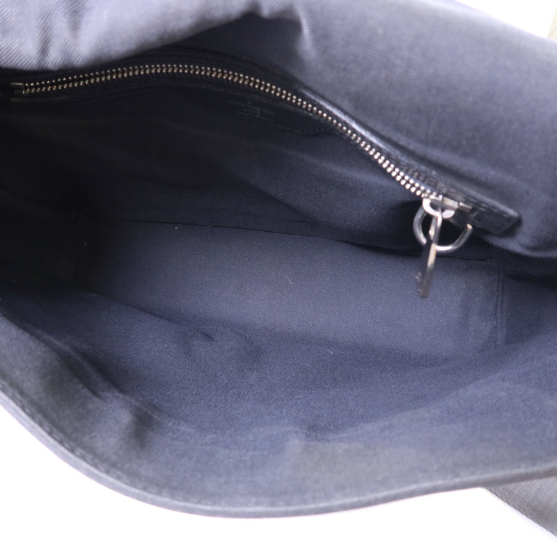 LOUIS VUITTON Taiga Roman MM銀扣肩背袋-5