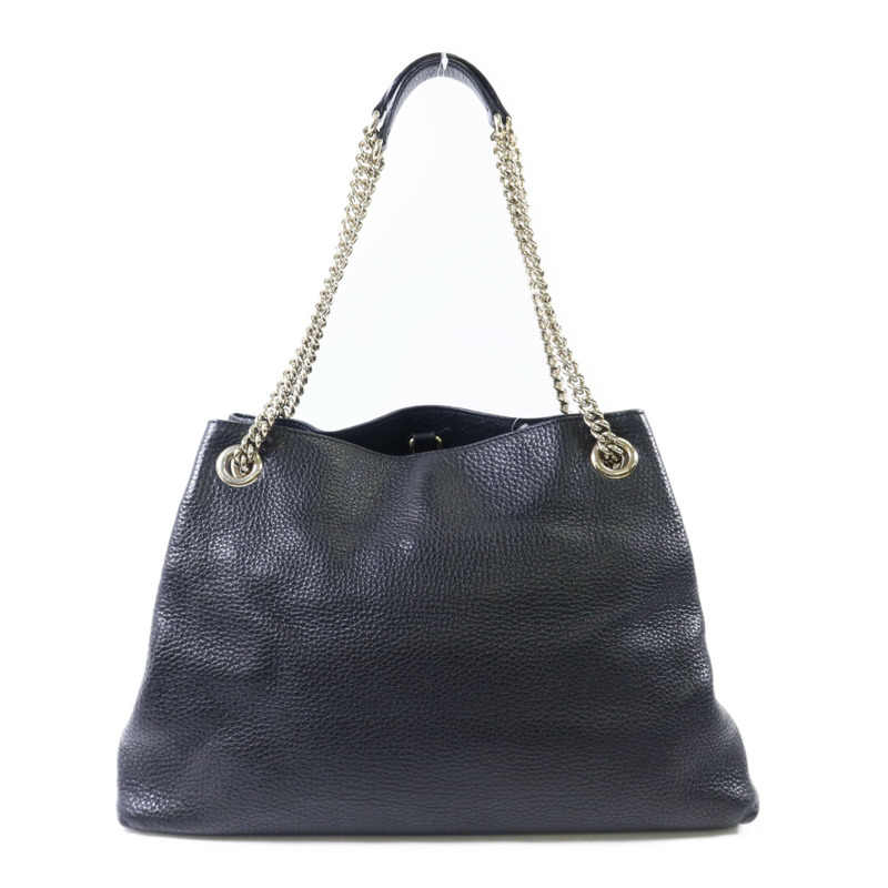 GUCCI 牛皮皮革Soho金扣肩背袋-1