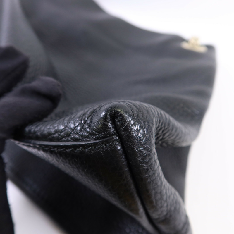 GUCCI 牛皮皮革Soho金扣肩背袋-13