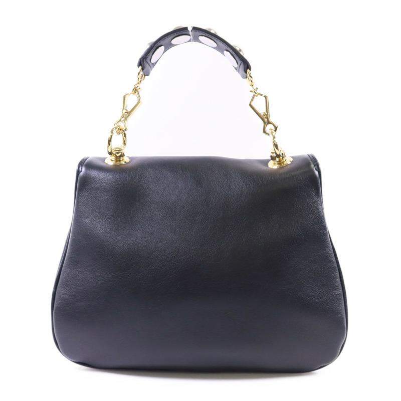 GUCCI 牛皮皮革Blondie金扣手挽肩背兩用袋-1