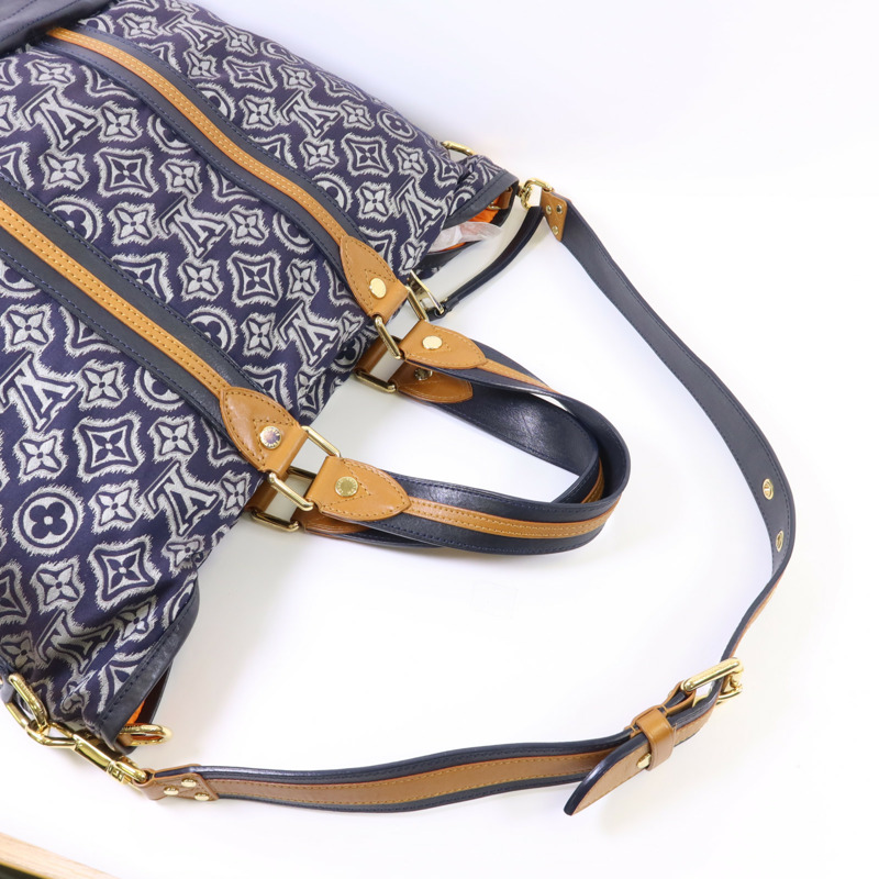 LOUIS VUITTON 織物/皮革Aviator Shoulder Bag金扣手挽肩背兩用袋-4