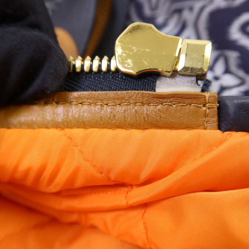 LOUIS VUITTON 織物/皮革Aviator Shoulder Bag金扣手挽肩背兩用袋-7