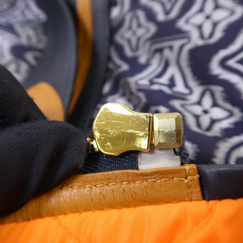 LOUIS VUITTON 織物/皮革Aviator Shoulder Bag金扣手挽肩背兩用袋-8