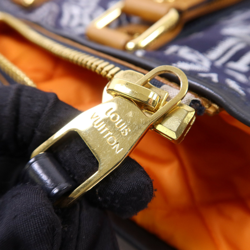 LOUIS VUITTON 織物/皮革Aviator Shoulder Bag金扣手挽肩背兩用袋-9