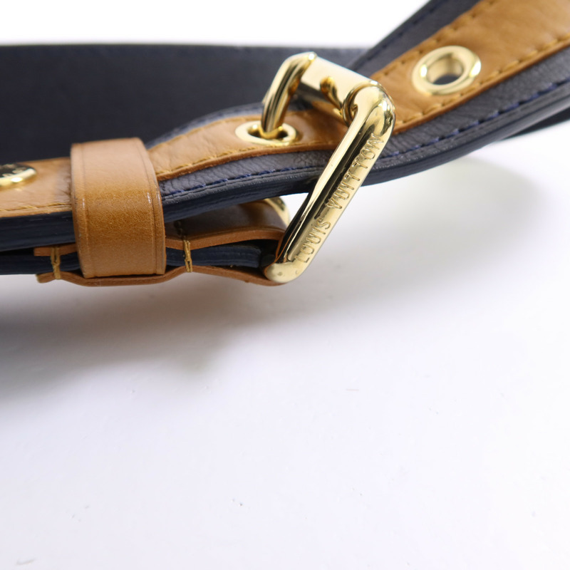 LOUIS VUITTON 織物/皮革Aviator Shoulder Bag金扣手挽肩背兩用袋-11