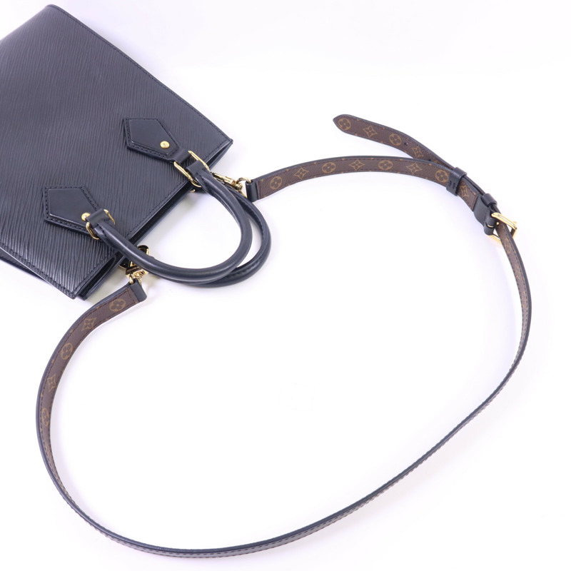 LOUIS VUITTON Epi Sac Plat BB金扣手挽肩背兩用袋-4