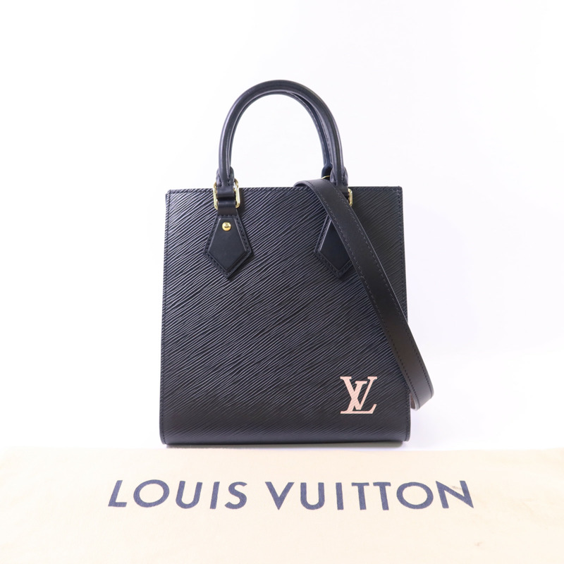 LOUIS VUITTON Epi Sac Plat BB金扣手挽肩背兩用袋-16