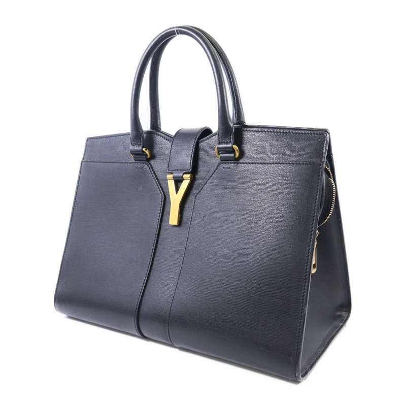 SAINT LAURENT 牛皮皮革Cabas Chyc金扣手挽袋-2