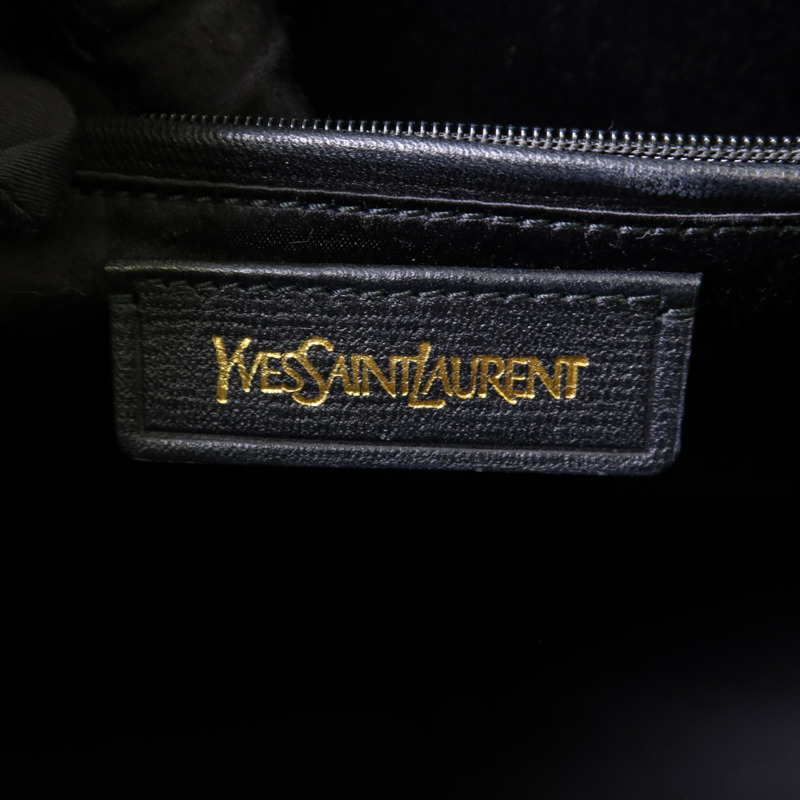 SAINT LAURENT 牛皮皮革Cabas Chyc金扣手挽袋-6