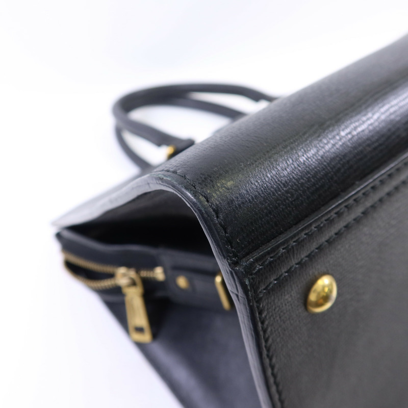 SAINT LAURENT 牛皮皮革Cabas Chyc金扣手挽袋-15