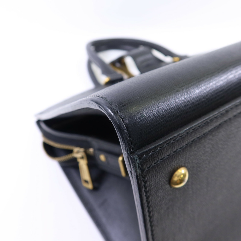 SAINT LAURENT 牛皮皮革Cabas Chyc金扣手挽袋-17