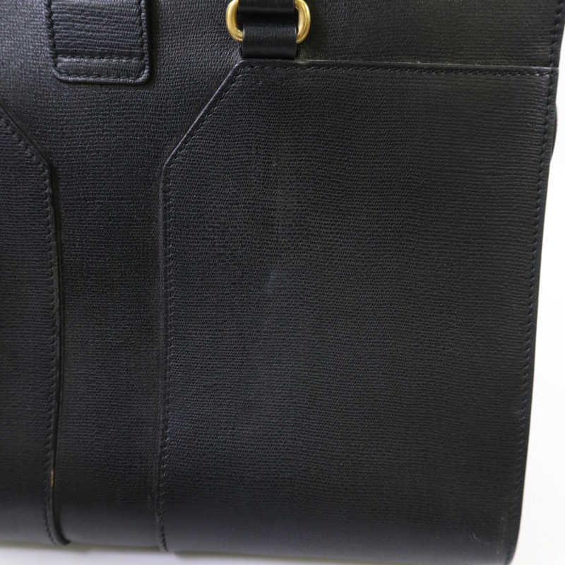 SAINT LAURENT 牛皮皮革Cabas Chyc金扣手挽袋-18